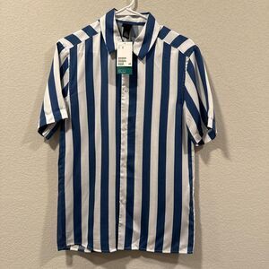 H&M striped button-up